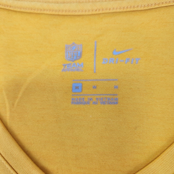 Nike Gold Dri-FIT V-Neck Tee Green bay Packers M SEE DESCRIPTION - Picture 10 of 11